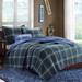 Mi Zone Brody Full/Queen Coverlet Set in Blue - Olliix MZ80-294