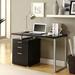 "Computer Desk / Home Office / Laptop / Left / Right Set-Up / Storage Drawers / 48""L / Work / Metal / Laminate / Brown / Grey / Contemporary / Modern - Monarch Specialties I 7026"