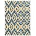 Trio Samu Blue & Ivory 5x7 - Linon Home Décor RUG-TAF0257