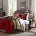 Madison Park Amherst King 7 Piece Comforter Set in Red - Olliix MP10-038