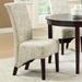 Dining Chair / Set Of 2 / Side / Upholstered / Kitchen / Dining Room / Fabric / Wood Legs / Beige / Black / Transitional - Monarch Specialties I 1790FR