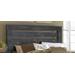 Willow 6/6 King Slat Headboard in Distressed Black - Progressive Furniture P612-80