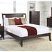 Nevis Full Size Low Profile Sleigh Bed in Espresso - Modus NV23L4