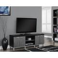 Tv Stand / 60 Inch / Console / Media Entertainment Center / Storage Cabinet / Living Room / Bedroom / Laminate / Black / Grey / Contemporary / Modern - Monarch Specialties I 2590