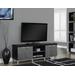 Tv Stand / 60 Inch / Console / Media Entertainment Center / Storage Cabinet / Living Room / Bedroom / Laminate / Black / Grey / Contemporary / Modern - Monarch Specialties I 2590