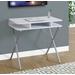 "Computer Desk / Home Office / Laptop / Storage Shelves / 31""L / Work / Metal / Laminate / White / Grey / Contemporary / Modern - Monarch Specialties I 7100"