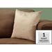 Pillows / 18 X 18 Square / Insert Included / Decorative Throw / Accent / Sofa / Couch / Bedroom / Polyester / Hypoallergenic / Beige / Modern - Monarch Specialties I 9270