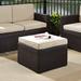 Palm Harbor Outdoor Wicker Ottoman Sand/Brown - Crosley KO70091BR-SA