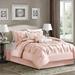 Madison Park Laurel King 7 Piece Comforter Set in Blush - Olliix MP10-5115