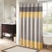 "Madison Park Amherst 72x72"" Shower Curtain in Yellow - Olliix MP70-2489"