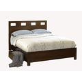 Riva Full-size Platform Storage Bed in Chocolate Brown - Modus RV26D4