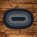 Blue/Navy 24 x 0.5 in Area Rug - Alcott Hill® Lionel Wool Blend Reversible Area Rug - Navy Polypropylene/Wool | 24 W x 0.5 D in | Wayfair