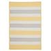 Gray/Yellow 72 x 0.5 in Indoor/Outdoor Area Rug - Isabelle & Max™ Almina Yellow Shimmer Hand-Braided Area Rug | 72 W x 0.5 D in | Wayfair