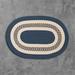 Blue 24 x 0.5 in Area Rug - Bay Isle Home™ Crescent Indoor/Outdoor Reversible Area Rug - Lake Polypropylene | 24 W x 0.5 D in | Wayfair