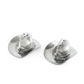 Vagabond House Western Frontier Cowboy Hat Salt & Pepper Shaker Set Pewter/Metal in Gray | 1.5 H x 2.5 W x 3 D in | Wayfair W116H