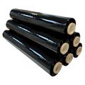 K-One - Black Pallet Stretch Shrink Wrap 500 mm x 250m 25 Microns (12 Rolls)