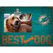 Miami Dolphins 10.5" x 8" Best Dog Clip Photo Frame