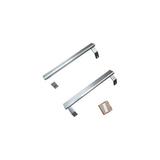 Bertazzoni Pro Series Bottom Mount Refrigerator Trim Kit, Stainless Steel in Gray | 24 H x 1 W x 1 D in | Wayfair PROHK24BM