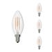 Bulbrite Industries 25 Watt Equivalent E12 Dimmable LED Candle Light Bulb in White | 3.8 H x 1.4 W in | Wayfair 861413