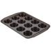 Circulon Bakeware Nonstick Muffin/Cupcake Pan Steel in Gray | 1.25 H x 10.5 W in | Wayfair 46014