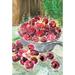 Toland Home Garden Watercolor Cherries 28 x 40 inch House Flag, Polyester in Brown/Green | 40 H x 28 W in | Wayfair 109980