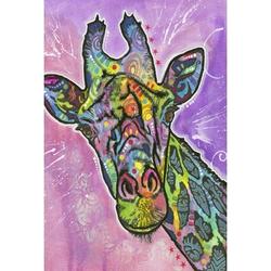 Toland Home Garden Neon Giraffe 2-Sided Polyester 18 x 12.5 inch Garden Flag in Pink | 18 H x 12.5 W in | Wayfair 1110913