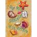 Toland Home Garden She Sells Sea Shells 12.5 x 18 Inch Garden Flag, Polyester in Brown | 18 H x 12.5 W in | Wayfair 112609