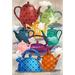 Toland Home Garden Ornate Teapots 2-Sided Polyester 18 x 12.5 inch Garden Flag in Brown | 18 H x 12.5 W in | Wayfair 1110262