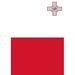 Toland Home Garden Flag of Malta 2-Sided Polyester 18 x 12.5 in. Garden Flag in Red | 18 H x 12.5 W in | Wayfair 1110666