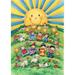 Toland Home Garden It's a Small World Polyester 18 x 12.5 inch Garden Flag in Green/Yellow | 18 H x 12.5 W in | Wayfair 1110801