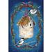 Toland Home Garden House of Chickadees 2-Sided Polyester 40 x 28 in. House Flag in Blue | 40 H x 28 W in | Wayfair 109711