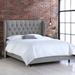 Wayfair Custom Upholstery™ Elsa Tufted Upholstered Low Profile Standard Bed Upholstered, Linen in Brown | 44 W x 80 D in CSTM1506 40849015