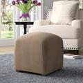 Wayfair Custom Upholstery™ 17" Wide Square Cube Ottoman in Gray | 17 H x 17 W x 17 D in 5685C7B5C9A5460BA7C23D87AF5F23B5