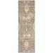 Brown/White 108 x 27 x 0.63 in Area Rug - Bungalow Rose Kouerga Hand-Tufted Wool Natural/Multi Area Rug Wool | 108 H x 27 W x 0.63 D in | Wayfair