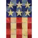 Toland Home Garden Stars And Stripes on Squares 2-Sided Polyester 40 x 28 in. House Flag in Blue/Brown/Red | 40 H x 28 W in | Wayfair 109863