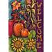 Toland Home Garden Harvest Welcome Polyester 18 x 12.5 inch Garden Flag in Orange/Red | 18 H x 12.5 W in | Wayfair 112544