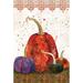 Toland Home Garden Gorgeous Gourds 28 x 40 inch House Flag, Polyester in Brown/Red | 40 H x 28 W in | Wayfair 1010513