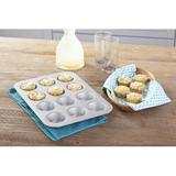 Chicago Metallic Commercial II Traditional Uncoated 12-Cup Muffin Pan Steel in Gray | 1.5 H x 11.3 W in | Wayfair 49612