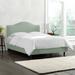 Wayfair Custom Upholstery™ Emilia Upholstered Low Profile Standard Bed Polyester | 51 H x 78 W x 78 D in CSTM1508 22037691