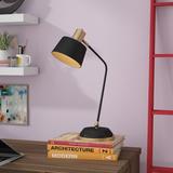 Corrigan Studio® Courtois Metal 23" Desk Lamp Metal in Black/Yellow | 23 H x 15 W x 8 D in | Wayfair 4C0C78C8917F44DFB775BD64DB514B64