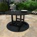 Darby Home Co Tillmanns Plastic Dining Table Plastic in Black | 30 H x 48 D in | Outdoor Dining | Wayfair E9AF0B026318446385F362F7C30BF873