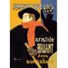 Buyenlarge 'Ambassadeurs: Aristide Bruant Dans Son Cabaret' by Toulouse - Lautrec Vintage Advertisement in Black/Yellow | Wayfair