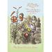 Buyenlarge 'Through the Looking Glass Garden of Live Flowers' by John Tenniel Graphic Art in Blue/Gray/Green | 36 H x 24 W x 1.5 D in | Wayfair