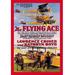 Buyenlarge Flying Ace Movie Poster Vintage Advertisement Canvas | 66 H x 44 W x 1.5 D in | Wayfair 0-587-01231-5C4466