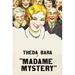 Buyenlarge Madame Mystery - Advertisement Print in White | 36 H x 24 W x 1.5 D in | Wayfair 0-587-62500-LC2436