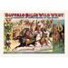 Buyenlarge 'Buffalo Bill: the Real Sons of the Soudan' Vintage Advertisement in Green/Red | 24 H x 36 W x 1.5 D in | Wayfair 0-587-02917-xC2436
