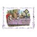 Buyenlarge 'A Mad Tea Party' Graphic Art Print in Gray/Green/Indigo | 28 H x 42 W x 1.5 D in | Wayfair 0-587-17093-xC2842