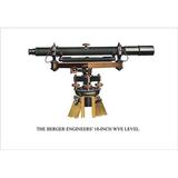 Buyenlarge 'The Berger Engineers' 18" Wye Level Graphic Art in Black | 28 H x 42 W x 1.5 D in | Wayfair 0-587-06921-xC2842