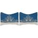Safavieh Elena Linen Lumbar Pillow /Down/Feather/Linen | 12 H x 20 W x 2.5 D in | Wayfair DEC326A-1220-SET2