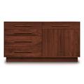 Copeland Furniture Moduluxe 5 Drawer 66.125" W Solid Wood Combo Dresser Wood in Red | 35 H x 66.125 W x 18 D in | Wayfair 4-MOD-71-33